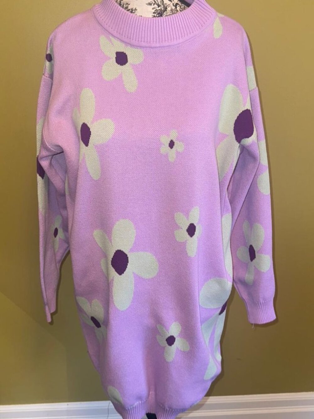 DAISY STREET RETRO KNIT DRESS